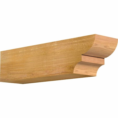 Ekena Millwork Ridgewood Rough Sawn Rafter Tail, Western Red Cedar, 6"W x 6"H x 24"L RFT06X06X24RID00RWR